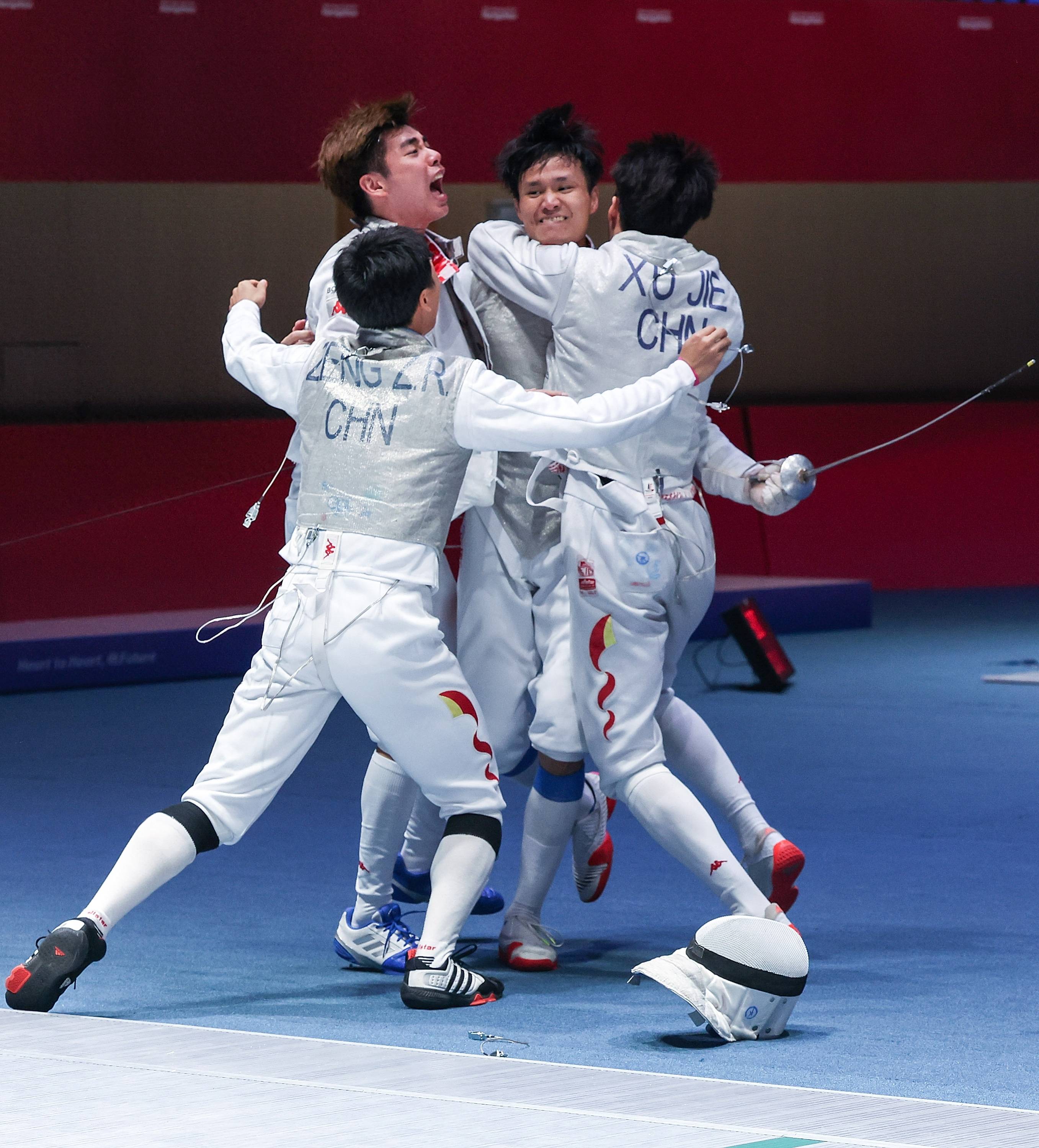 韩国击剑运动员成功晋级半决赛 韩国击剑运动员成功晋级半决赛