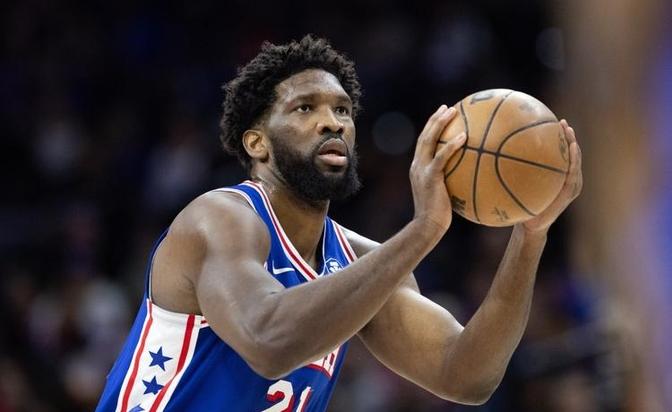 黑白直播在线观看nba-人负活塞，恩比德全场砍下分难扭败局